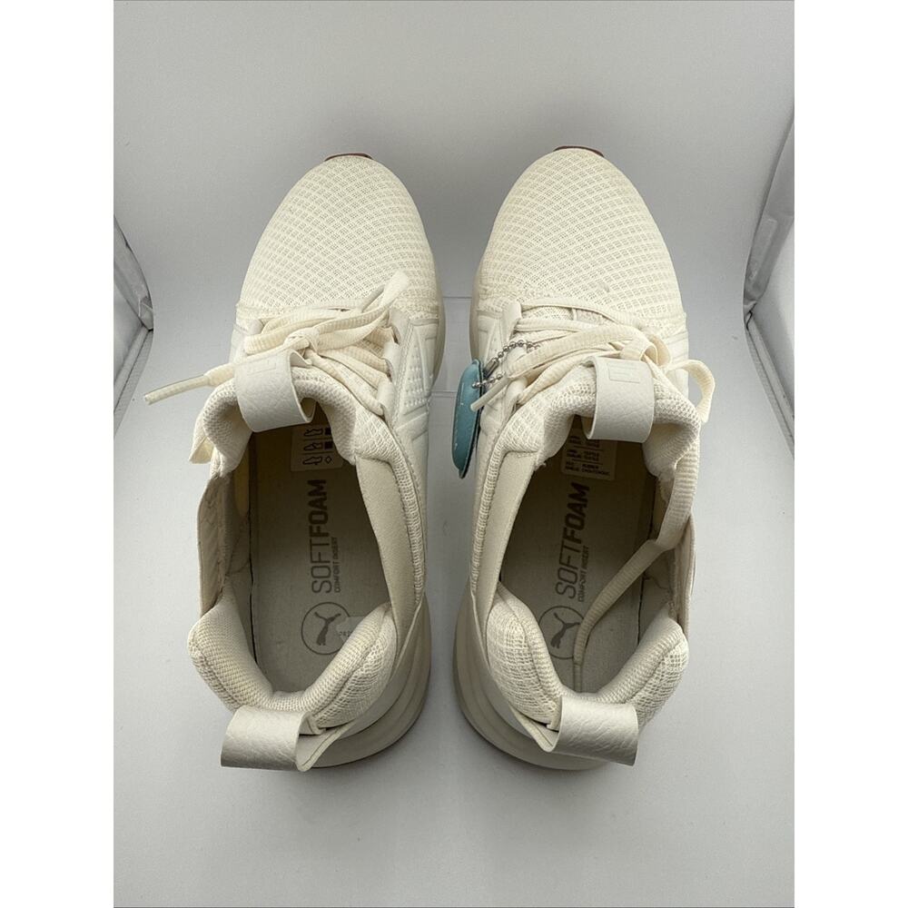 Puma Enzo Premium Women’s Shoes/Sneakers Size 9 Mesh Ivory 191331-02 NEW - Picture 3 of 16